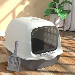 Cat Litter Box Factory - Wholesale Top Entrance Splash-Proof Lid Easy Clean