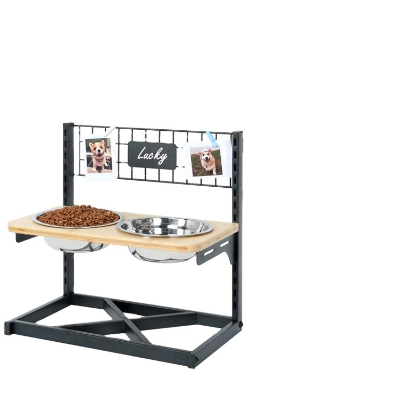 Adjustable Pet Feeder Supplier - 2024 New Arrival Stainless Steel Elevated