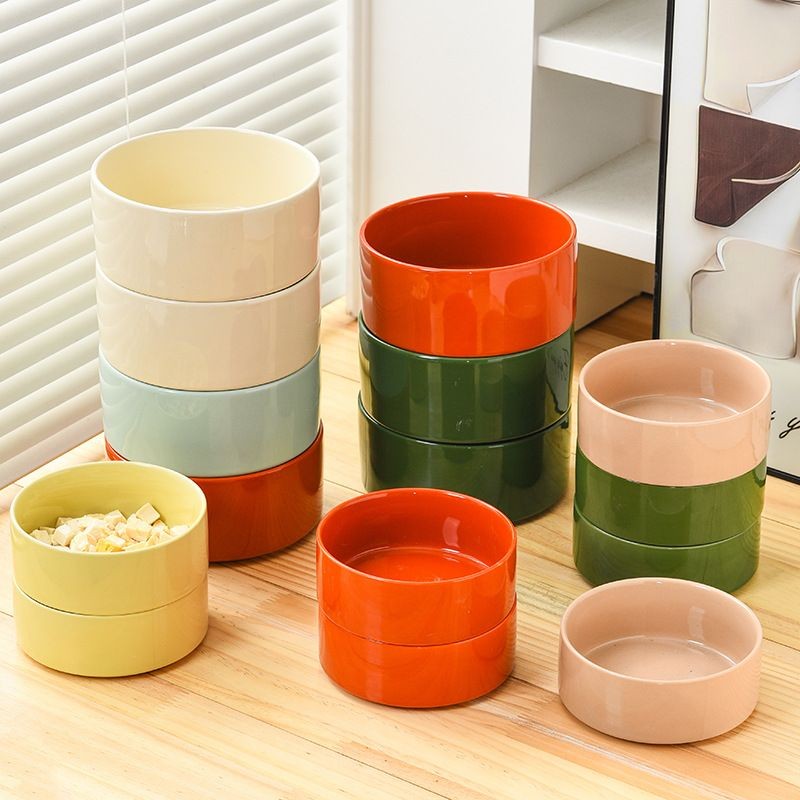 Elevated Pet Bowl Supplier - Designer Porcelain Raised Bowl With Stand