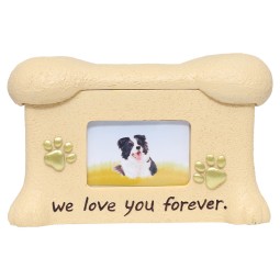 Resin Pet Urn Supplier - In Stock Angel Cremation Coffin Box Patterned