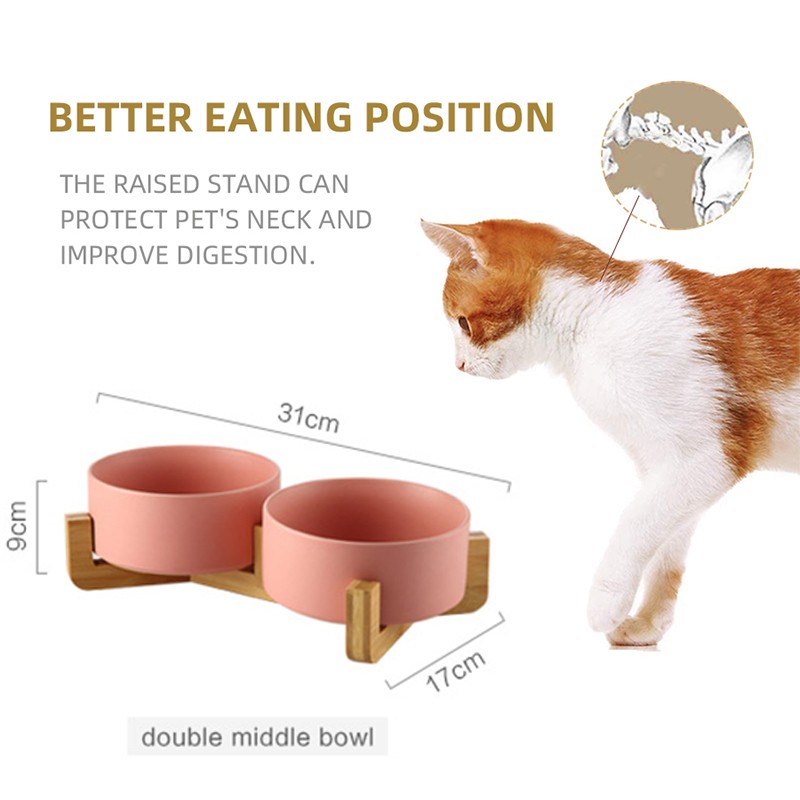 Ceramic Bowl Set Supplier - Non-Slip Matte Glaze Weighted Food Water Set