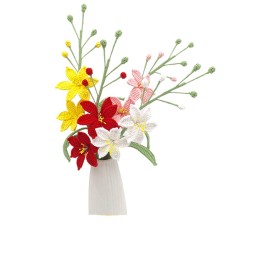 Crochet Flower Manufacturer - OEM Wedding Rose Tulip Bundle