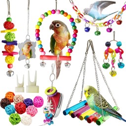 Bird Swing Manufacturer - OEM Wood Station Bite Toy