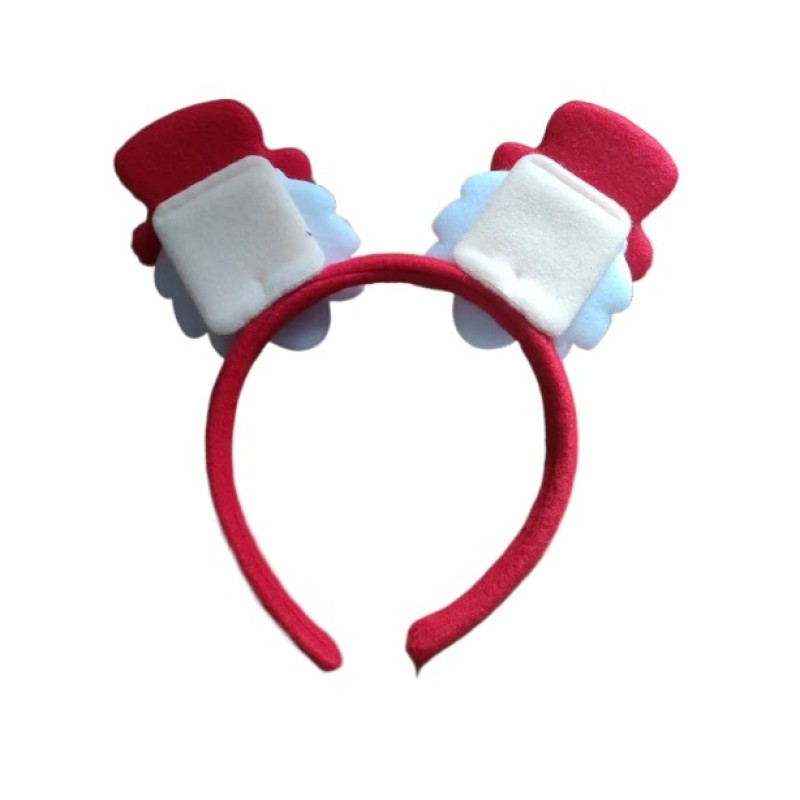 Christmas Hairband Factory - OEM Santa Plush Xmas Party