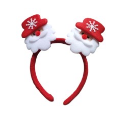 Christmas Hairband Factory - OEM Santa Plush Xmas Party