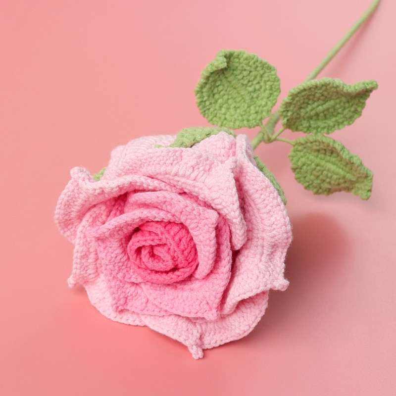 Crochet Flower Manufacturer - OEM Thailand Milk Cotton Rose