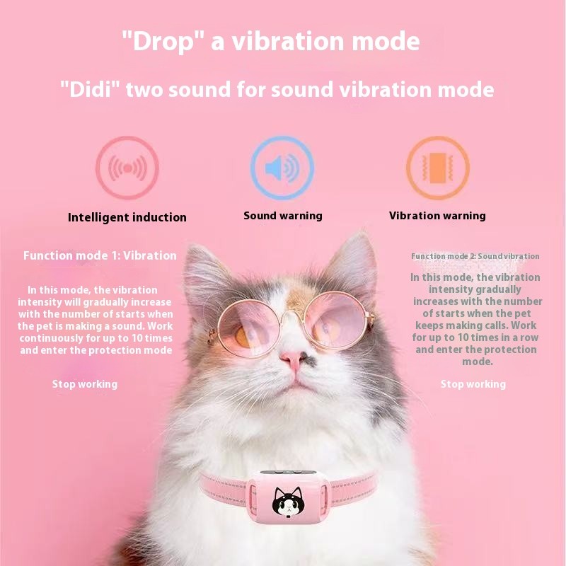 Cat Barking Collar Manufacturer - AI Smart Detection Gentle Vibration Adjustable
