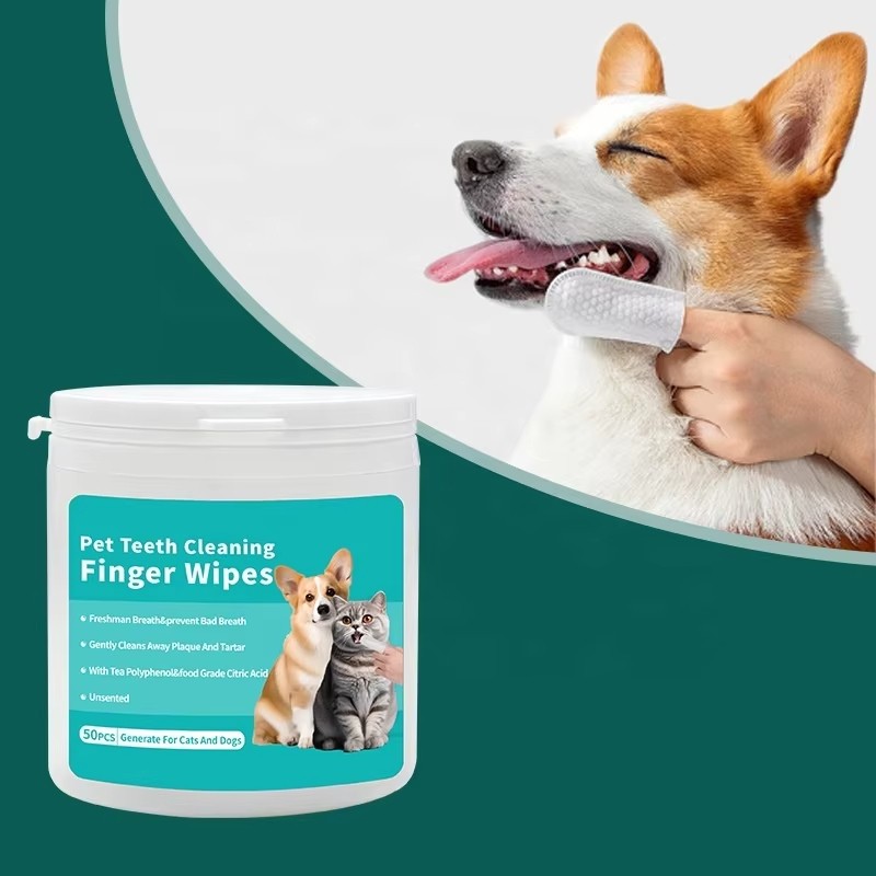 Pet Dental Wipes Manufacturer - OEM Organic Finger Plaque