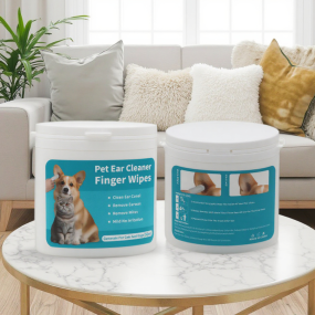 Pet Ear Wipes Manufacturer - OEM 50pcs Disposable Finger Wrap