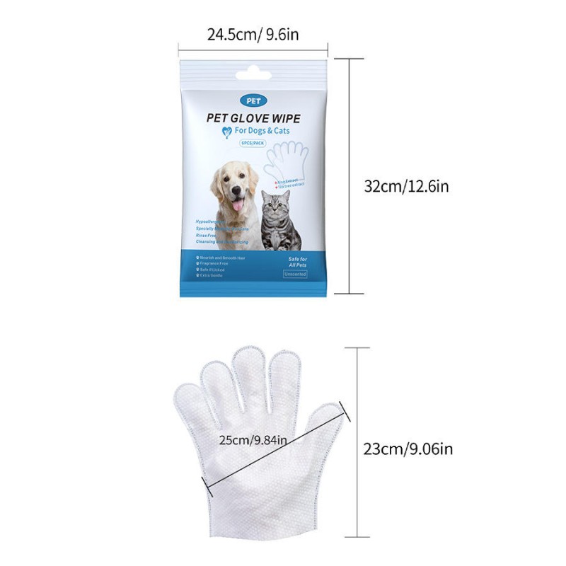 Pet Cleaning Gloves Factory - OEM Disposable Biodegradable