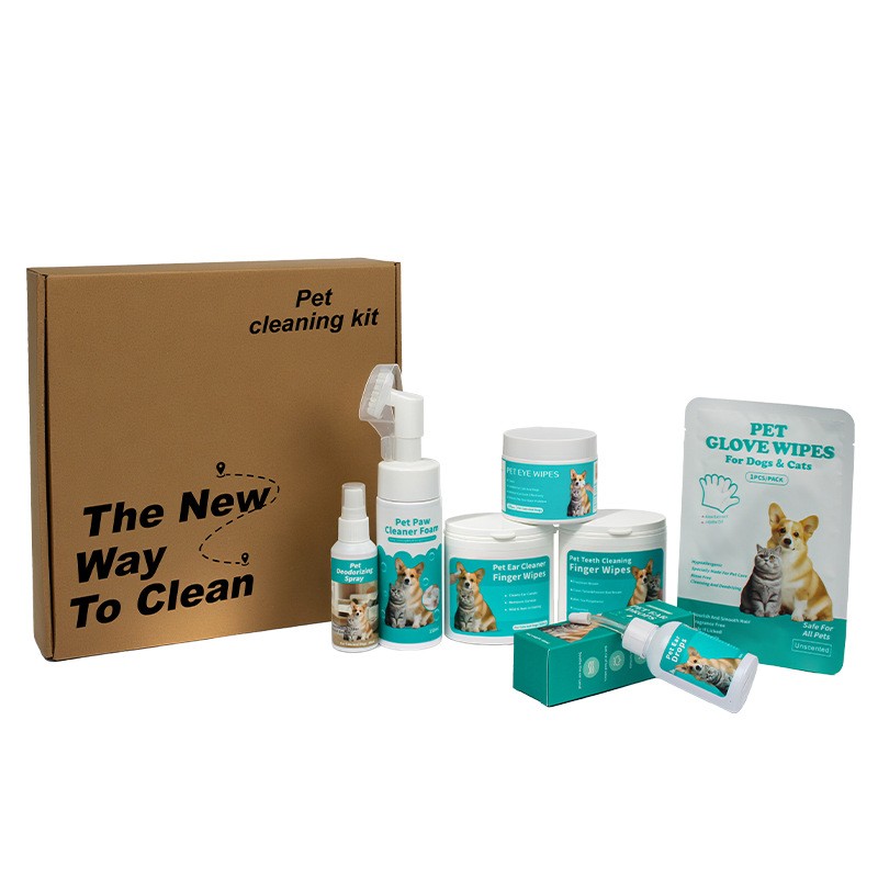Pet Body Care Kit Factory - OEM Safe Natural Wash Free