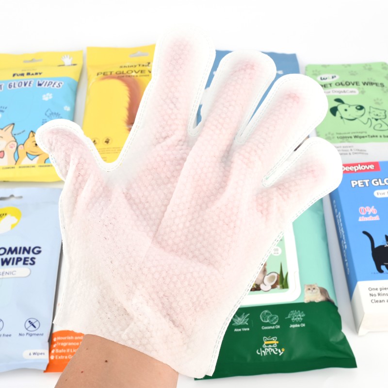 Pet Cleaning Gloves Manufacturer - OEM 6PCS Pack Eco-friendly