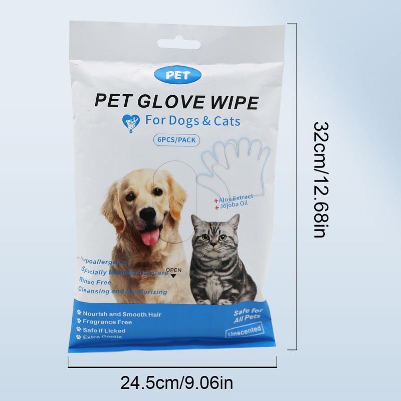 Pet Glove Wipes Manufacturer - OEM Biodegradable Organic Non