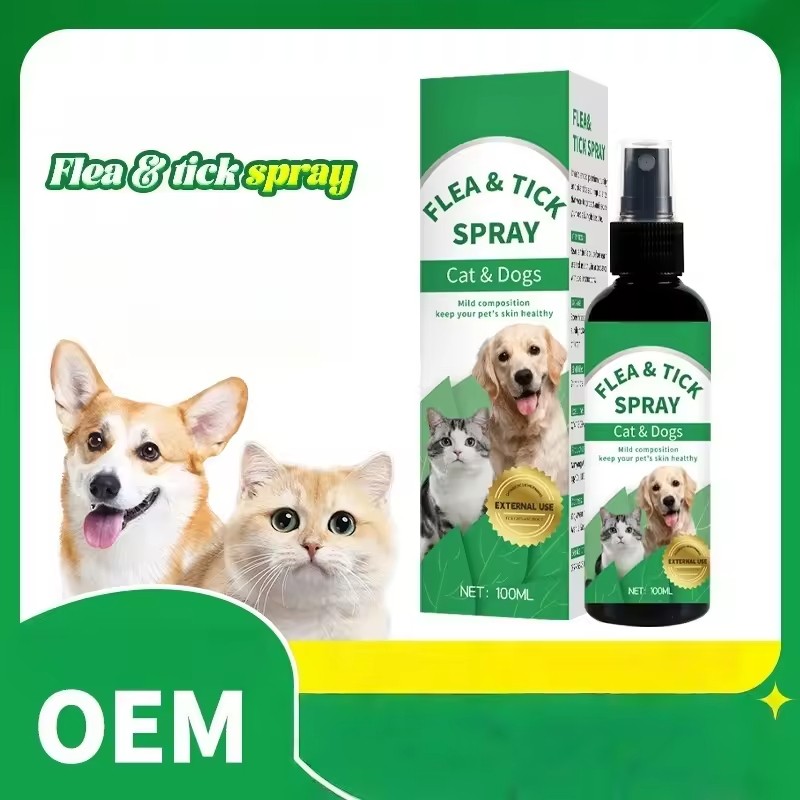 Pet Flea Spray Factory - OEM Flea Tick Prevention Repel