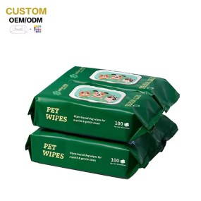 Pet Wipes Factory - OEM Custom Logo Biodegradable Plant