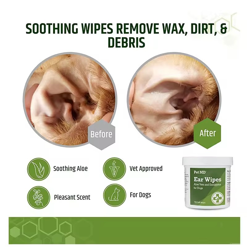 Pet Eye Wipes Manufacturer - OEM 100 Sheets Hypoallergenic