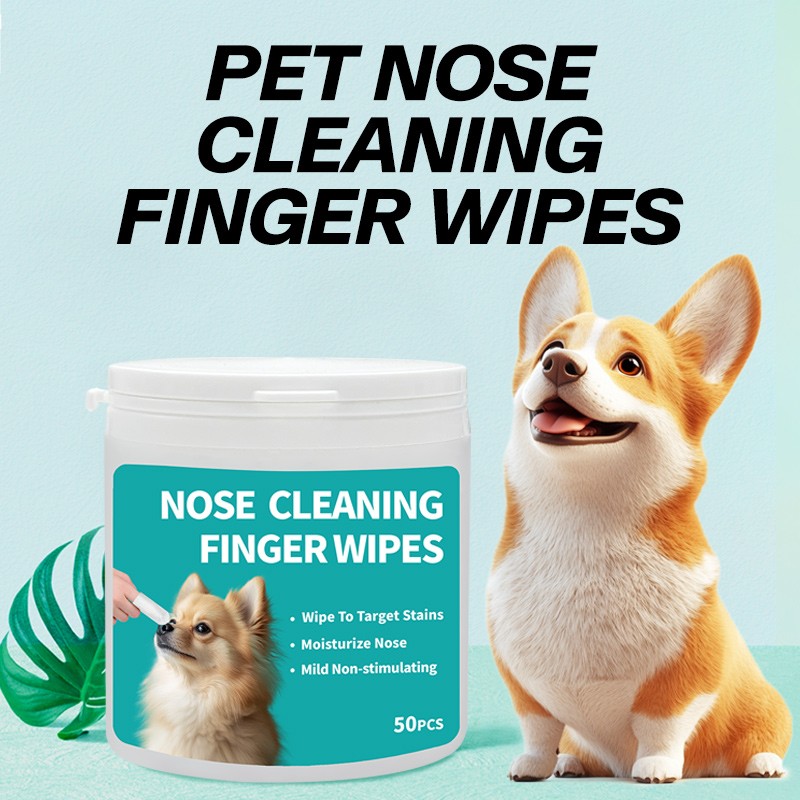 Pet Nose Wipes Manufacturer - OEM In Stock Moisturizing Finger