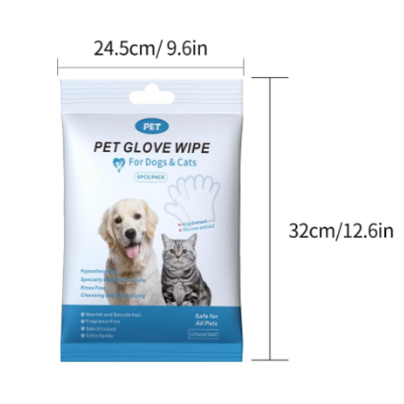 Pet Cleaning Gloves Factory - OEM Disposable Biodegradable