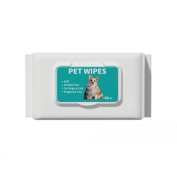Pet Wipes Factory - OEM Safe Non-irritating 80 Pcs