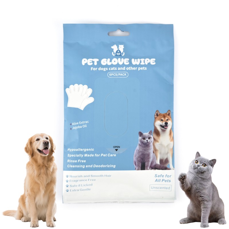 Pet Cleaning Gloves Manufacturer - OEM 6PCS Pack Eco-friendly