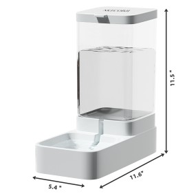 Pet Feeder Set Manufacturer - OEM 3.8L Automatic Rounded