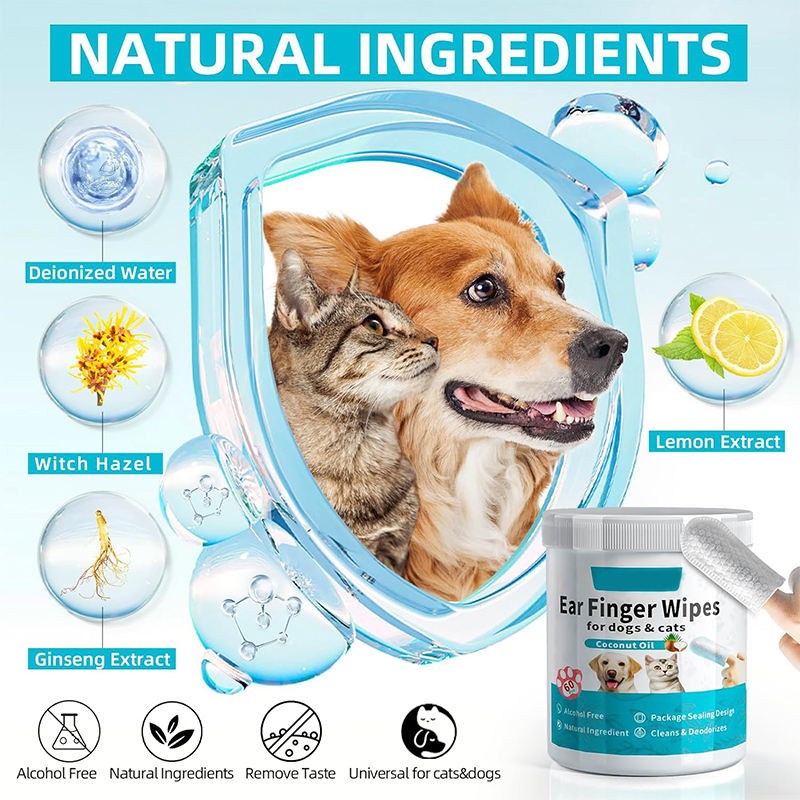 Pet Ear Wipes Factory - OEM Custom Pearl Pattern Soft