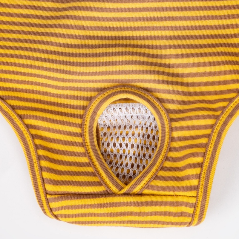 Solid Cotton One-Piece Strap Pet Physiological Pants for Female Dogs Modern Teddy Anti-Harassment Menstrual Safety Pants for