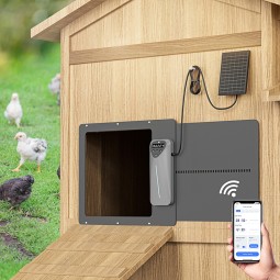 Automatic Chicken Coop Door Manufacturer - Solar Rechargeable Remote Timer Sensor
