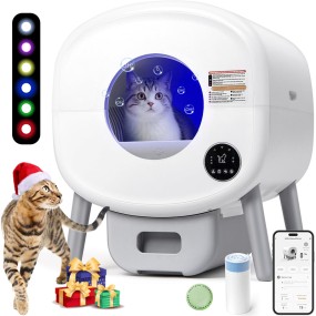 Automatic Cat Litter Box Manufacturer - OEM Smart Self-Cleaning 76L APP Control