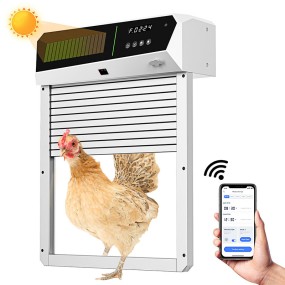 Automatic Chicken Door Supplier - Solar 4 Modes Timer Sensor Remote Video Monitor