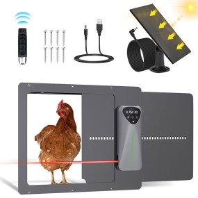 Automatic Chicken Coop Door Manufacturer - Solar Rechargeable Remote Timer Sensor