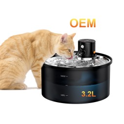 Wireless Cat Fountain Factory - 3.2L Automatic Motion Sensor Multiple Pets