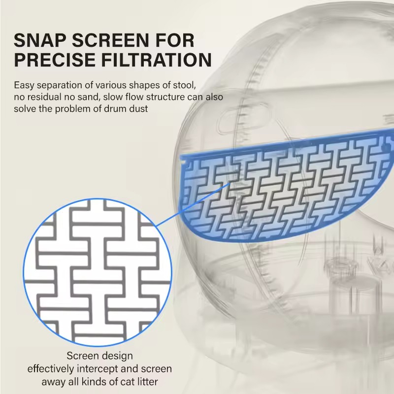 Electronic Cat Litter Box Factory - Smart Cleaning Deodorizing Open Top Self-Cleaning