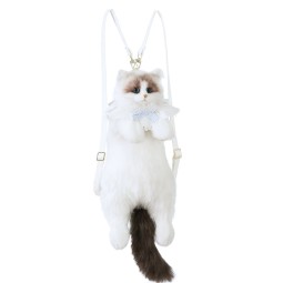 Cat Stuffed Toys Factory - OEM Custom Simulation Plush Dolls Lifelike Backpack