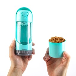 Travel Dog Water Bottle Factory - Food Grade BPA Free 2-in-1 Portable Granary