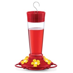 Hummingbird Feeder Supplier - Outdoor Built-in Ant Guard Circular Perch 5 Ports