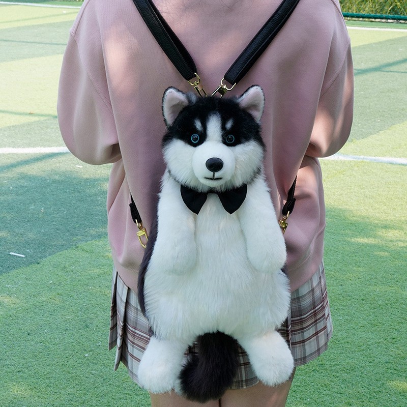 Dog Plush Toys Manufacturer - Customized Husky Stuffed Simulation Bag Pet Gifts