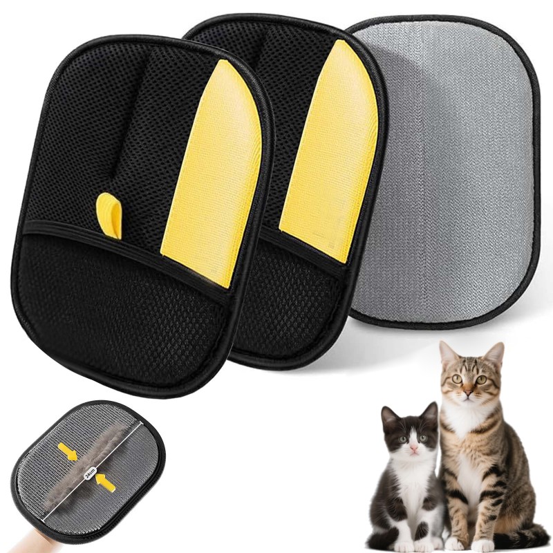 Pet Hair Remover Glove Manufacturer - OEM Double Sided Static Removal Reusable