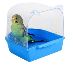 Bird Cage Bath Factory - Hanging Bathing Tub for Parrot Canary Budgies Supplies