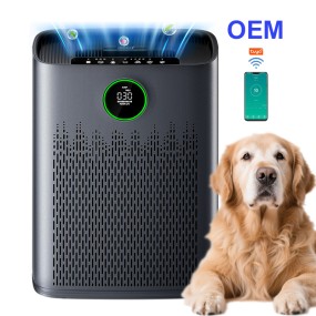 Pet Air Purifier Manufacturer - Wi-Fi Odor Control PM2.5 Monitor HEPA Filter Removes Dust