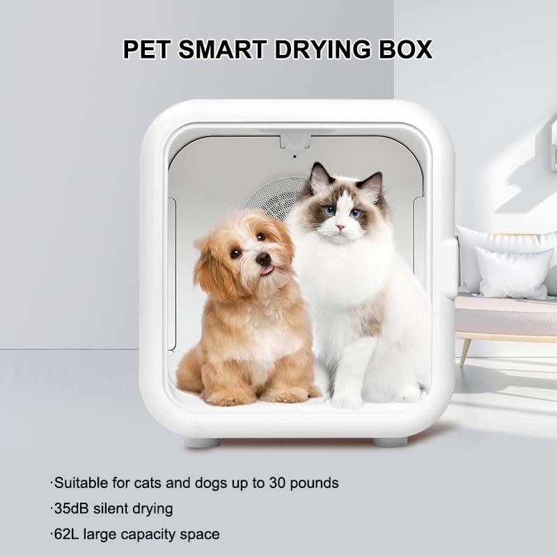 Pet Hair Dryer Box Factory - OEM Ultra Quiet Smart Temperature Control 360° Drying