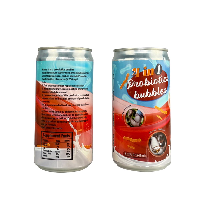 Probiotics Energy Drink Manufacturer - OEM 4 in 1 Gut Flora Support