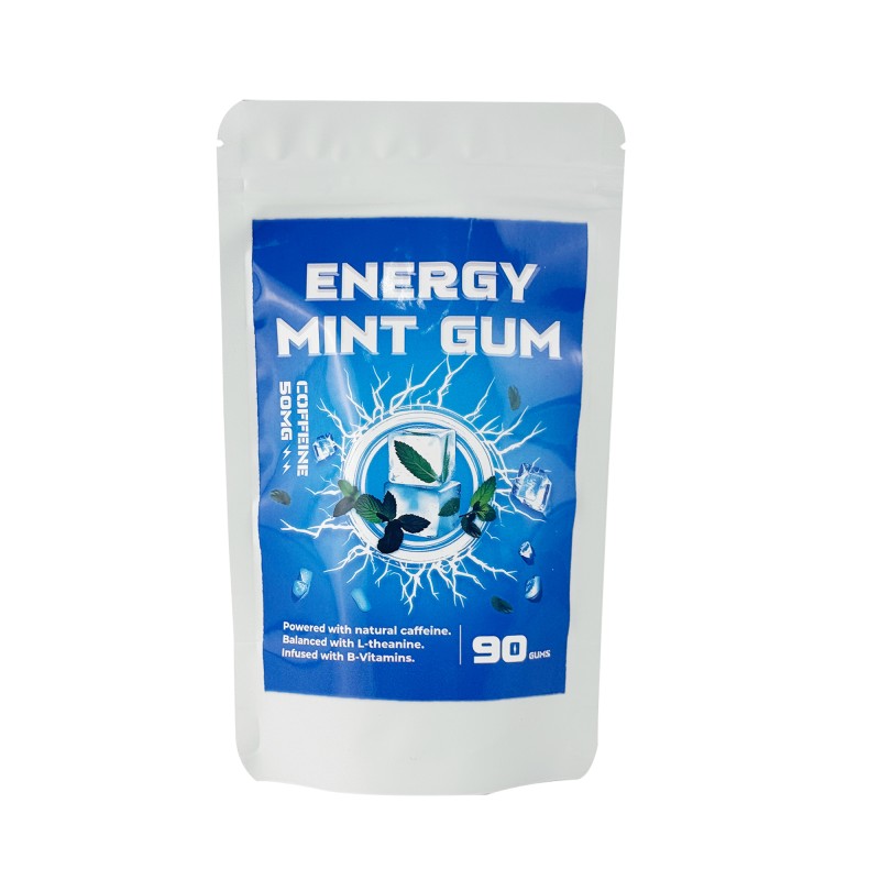 Energy Mint Gum Manufacturer - Custom Vitamin B12 Nootropic