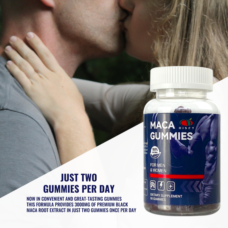 Men Health Gummies Manufacturer - Private Label Maca with Vitamin