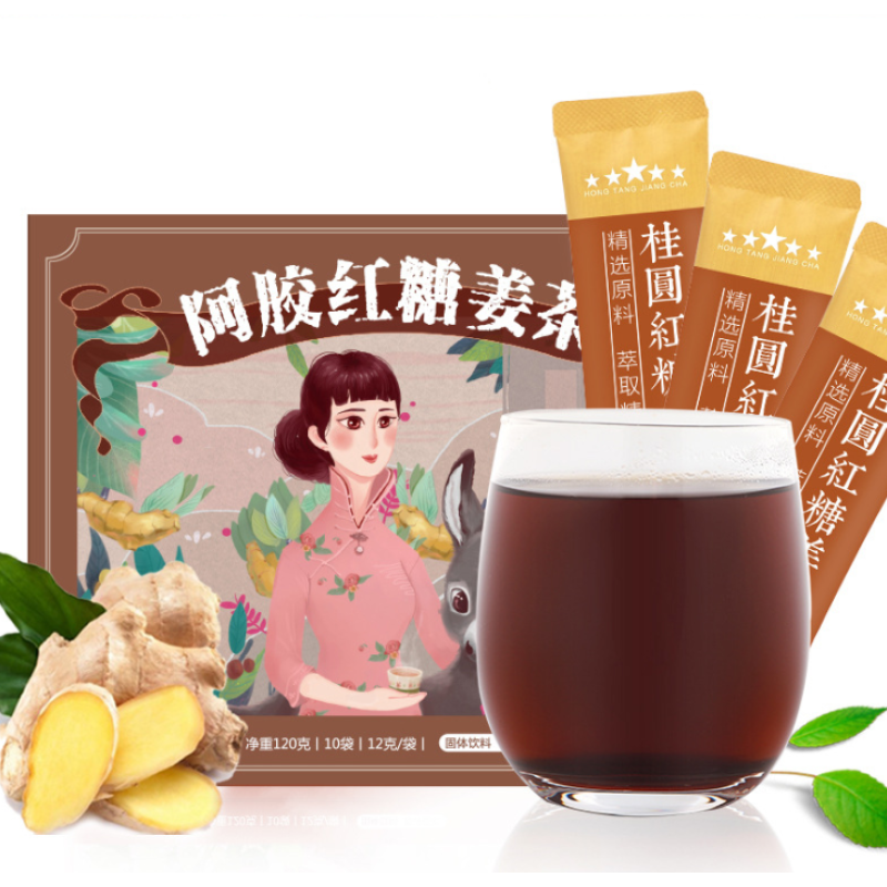 Herbal Tea for Women Manufacturer - OEM Brown Sugar Ginger Ejiao