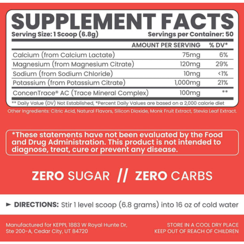 Energy Drink Manufacturer - Custom Electrolytes Powder with Vitamin