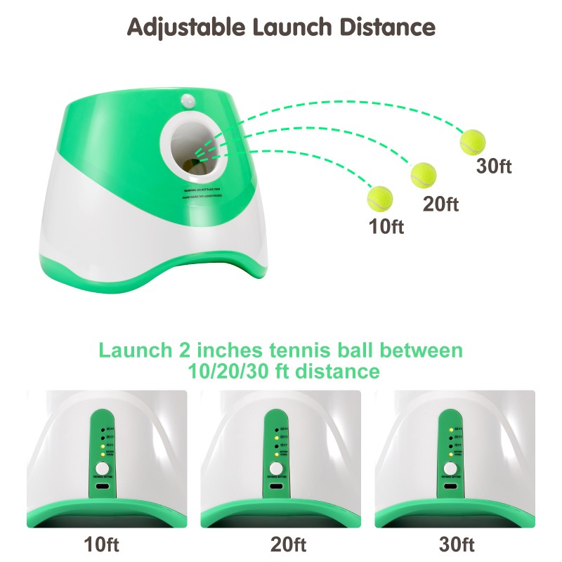 Pet Toy Ball Manufacturer - ABS Automatic Tennis Ball Launcher