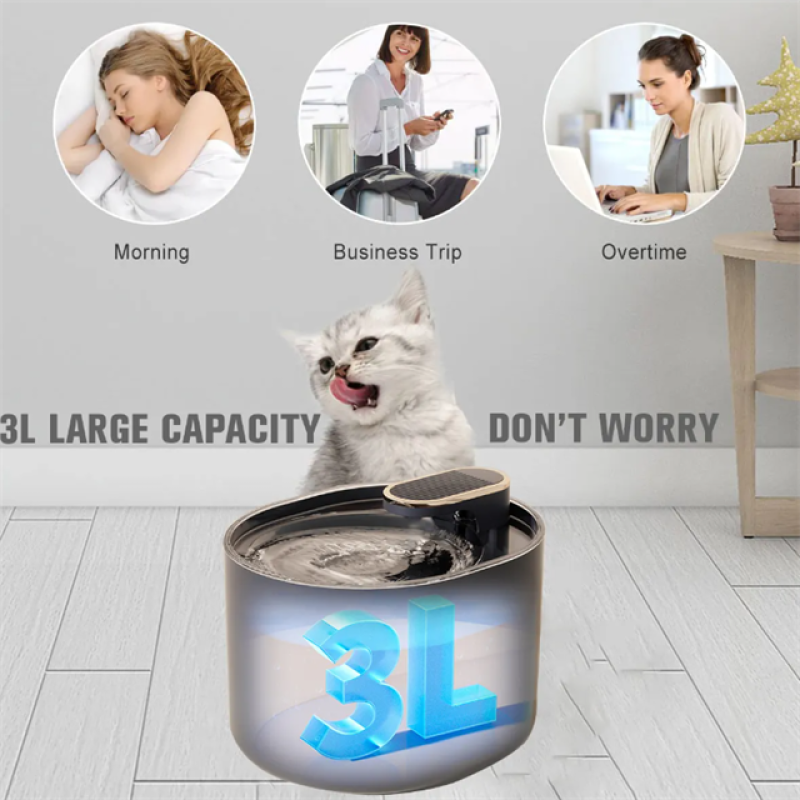 Automatic Cat Fountain Manufacturer - 3L Capacity Battery Operated