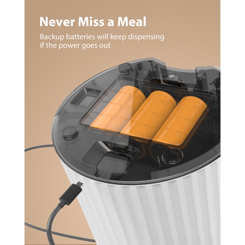 Automatic Pet Feeder Supplier - Triple Preservation Stainless Steel Bowl