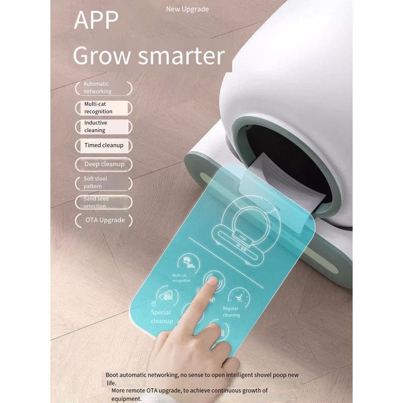 Automatic Litter Box Supplier - APP Detachable Smart Toilet Sandbox